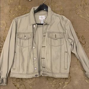 Calvin Klein jeans women’s beige jean jacket